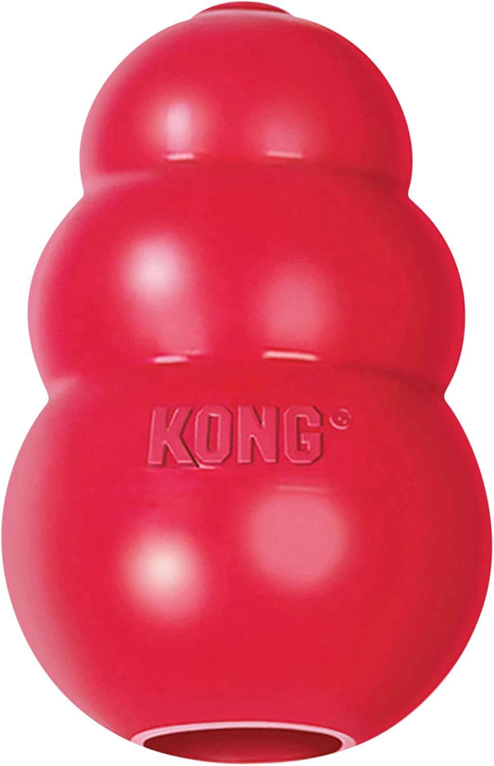 Red KONG Classic Large natural rubber food-stuffing toy