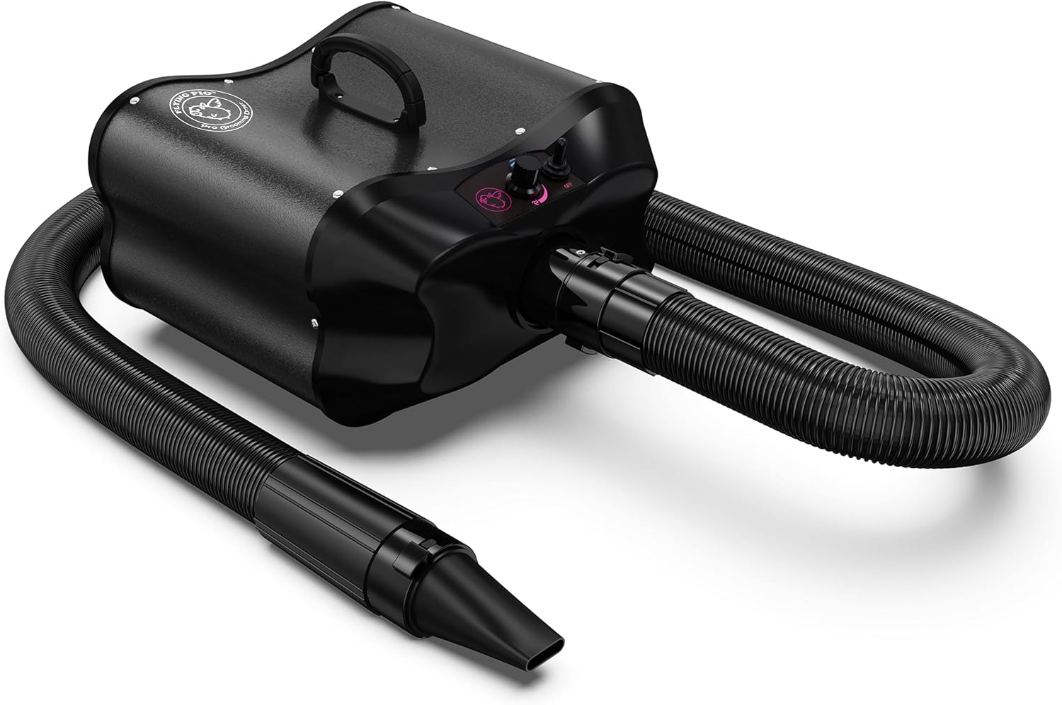 Flying Pig Double Motor High Performance Dog Pet Grooming Dryer (Black) product image for the selected variant