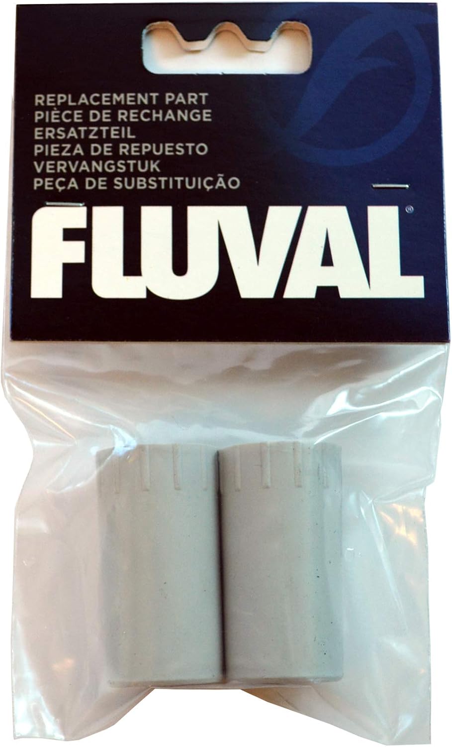 Original retailer photograph of Fluval Rubber Adapter for Ribbed Hosing, 2-Pack, A20016.