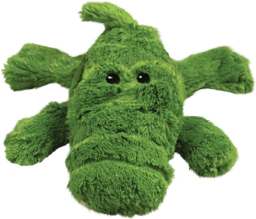 Original retailer photograph of the selected green KONG Cozie Ali Alligator Medium.