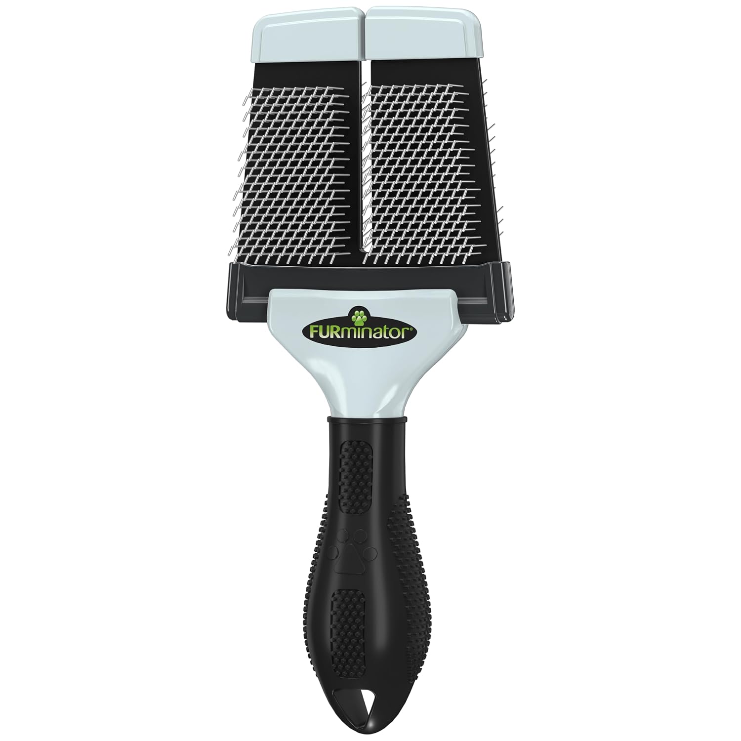 Original selected-listing photograph of FURminator Large Slicker Brush for Dogs & Cats Tangle-Free Coat Grooming.