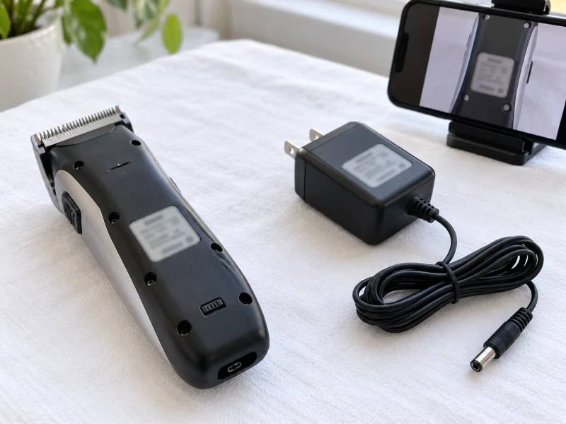 Separate generic clipper and adapter labels illustrate recording device identity.