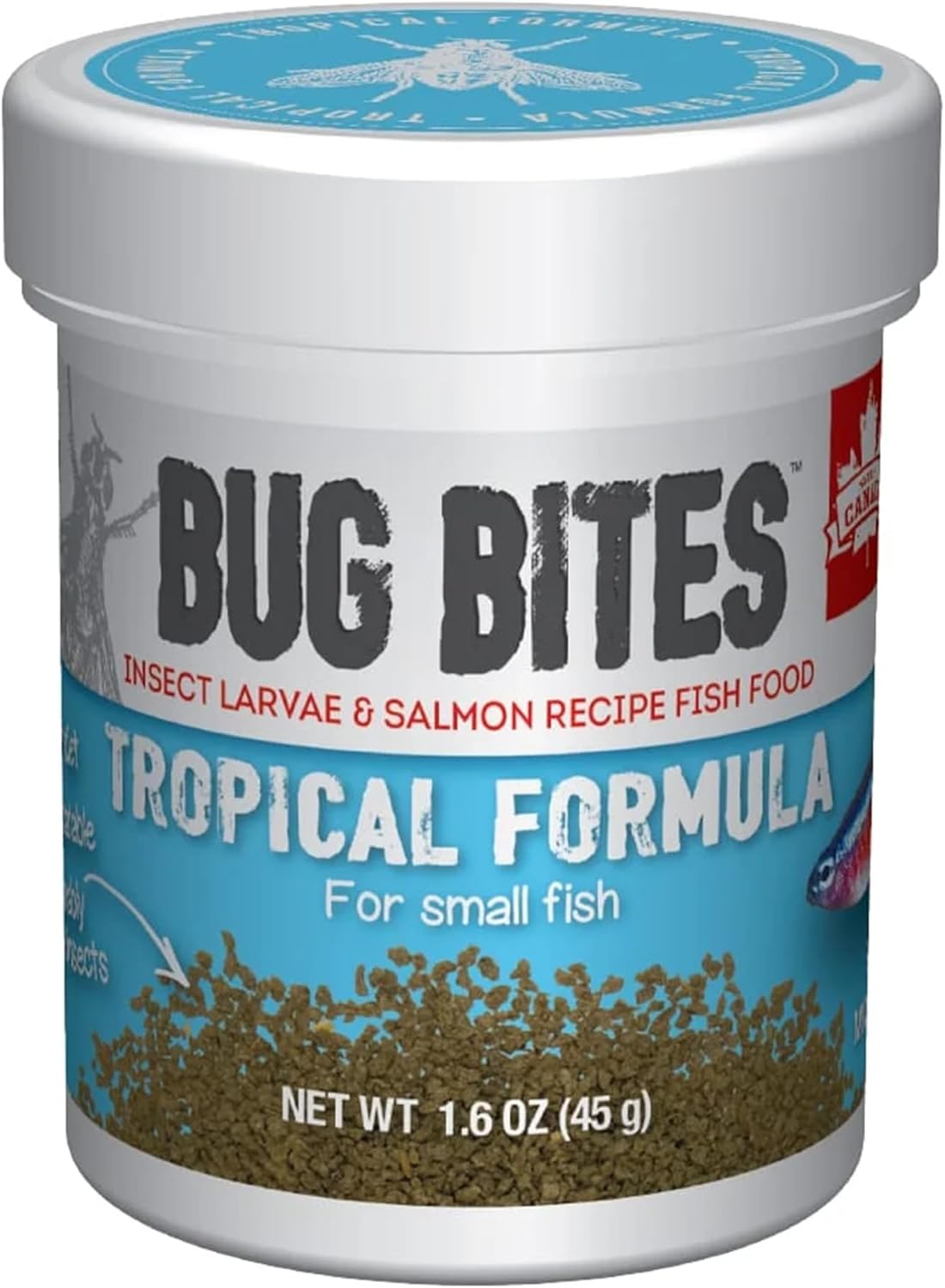 Fluval Bug Bites Tropical Formula A6577, 1.6 oz original retailer product image