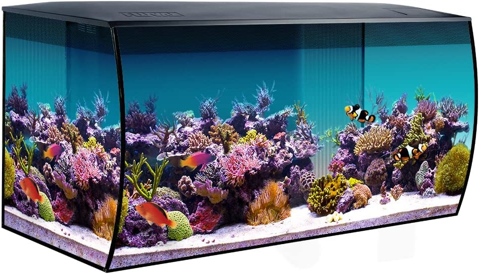 Fluval Flex Marine 32.5 US gallon Black aquarium kit, 14994 original retailer product image