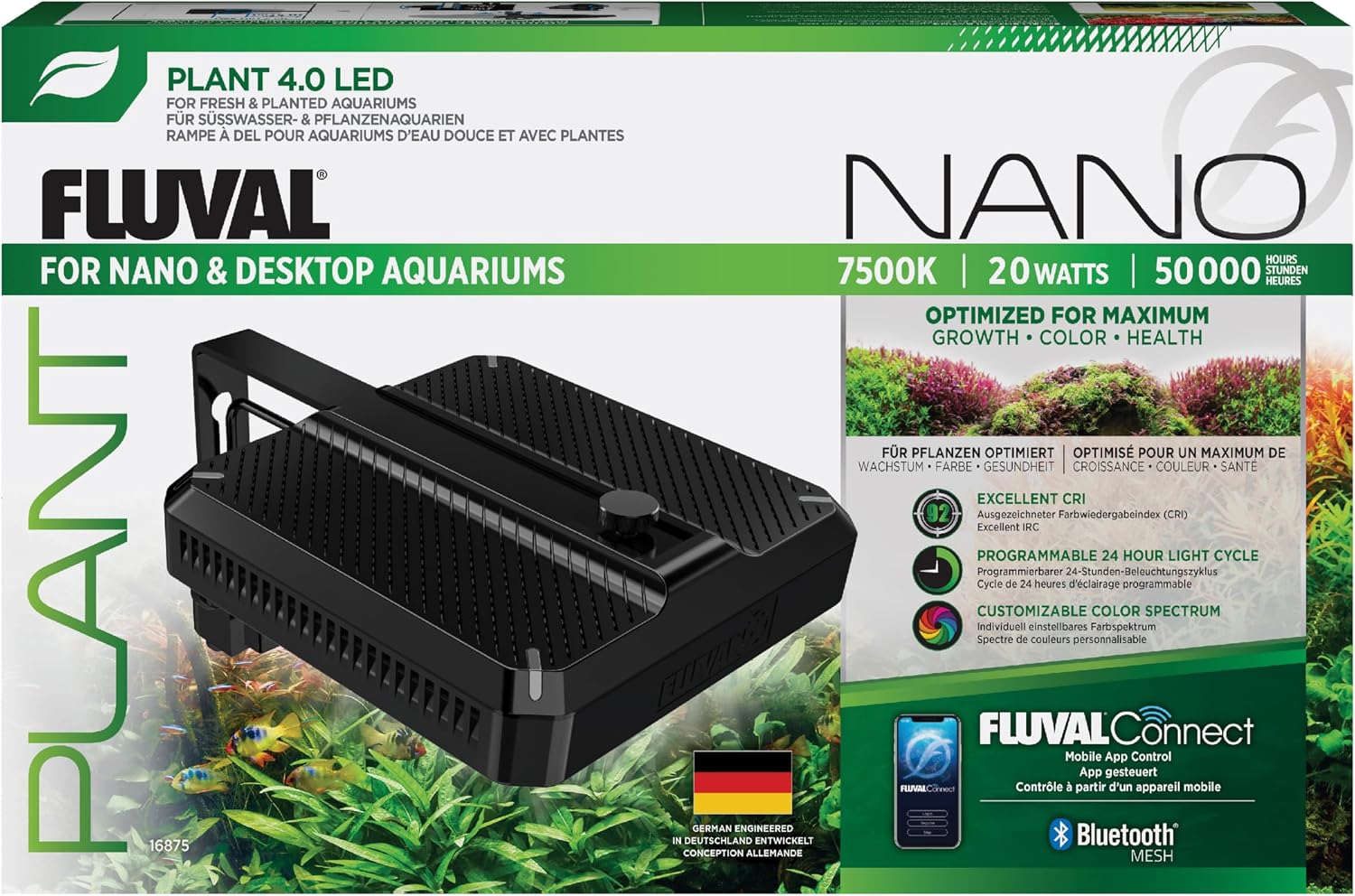 Fluval Plant 4.0 Nano 20 W LED, 16875 original retailer product image